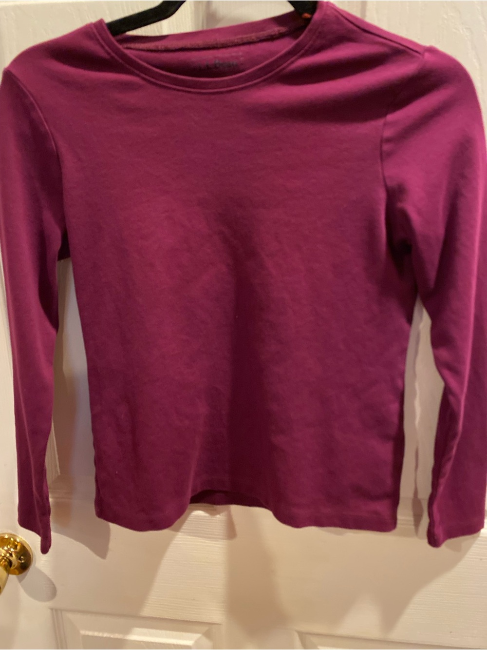 L.L. Bean Kids Long Sleeve Crewneck Top - Plum size xs
Sept